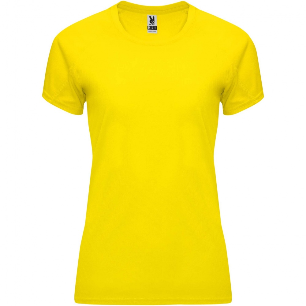 Logo trade promotional giveaway photo of: Bahrain short sleeve women's sports t-shirt
